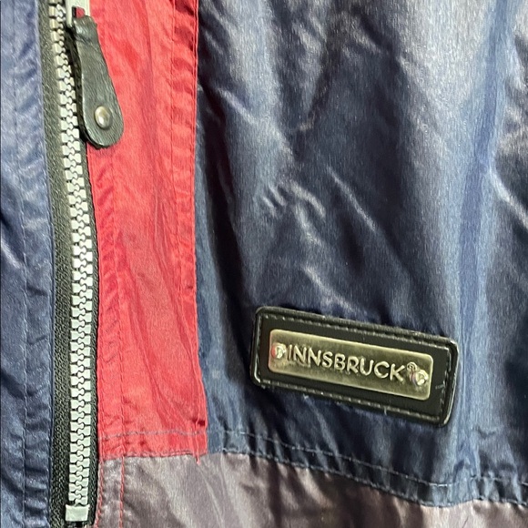 Innsbruck Vintage Men's Blue and Red Ski Jacket - Picture 3 of 13